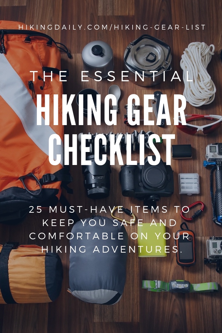 essential hiking equipment list