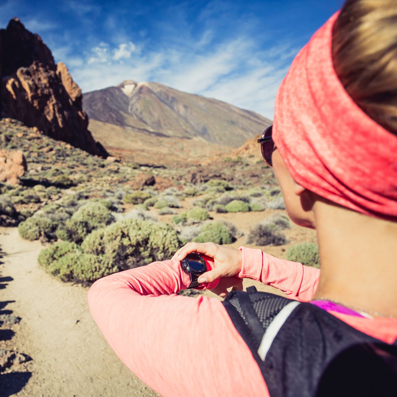 garmin hiking activity