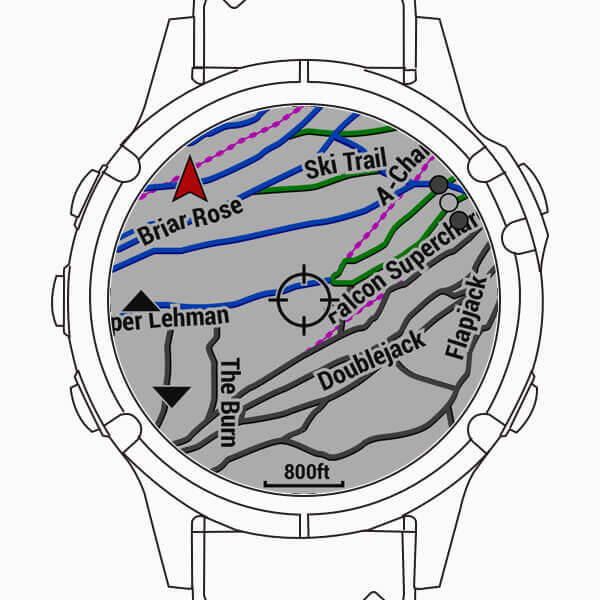 Карта для часов garmin