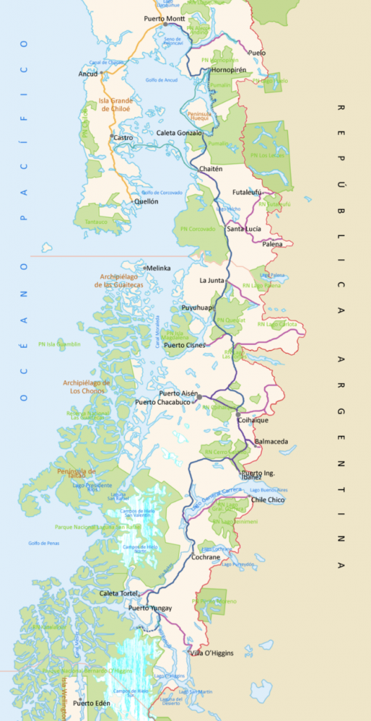 The Carretera Austral- Aiysen Region