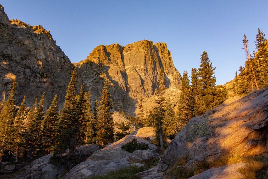 Hallet Peak From Emerald Lake Trail