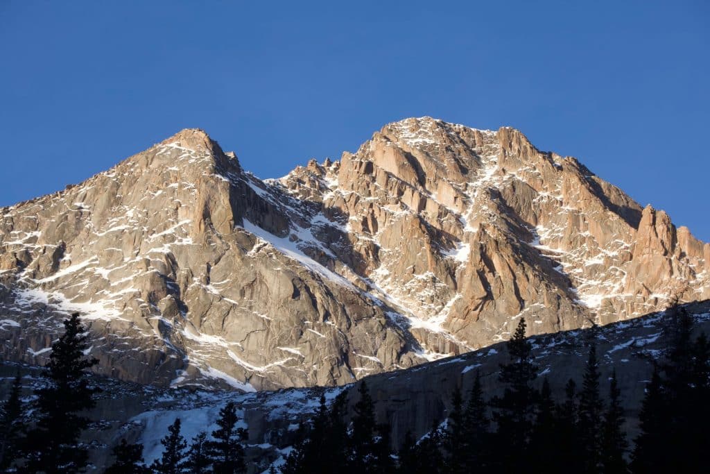 Mc Henry's Peak as seen from Black Lake