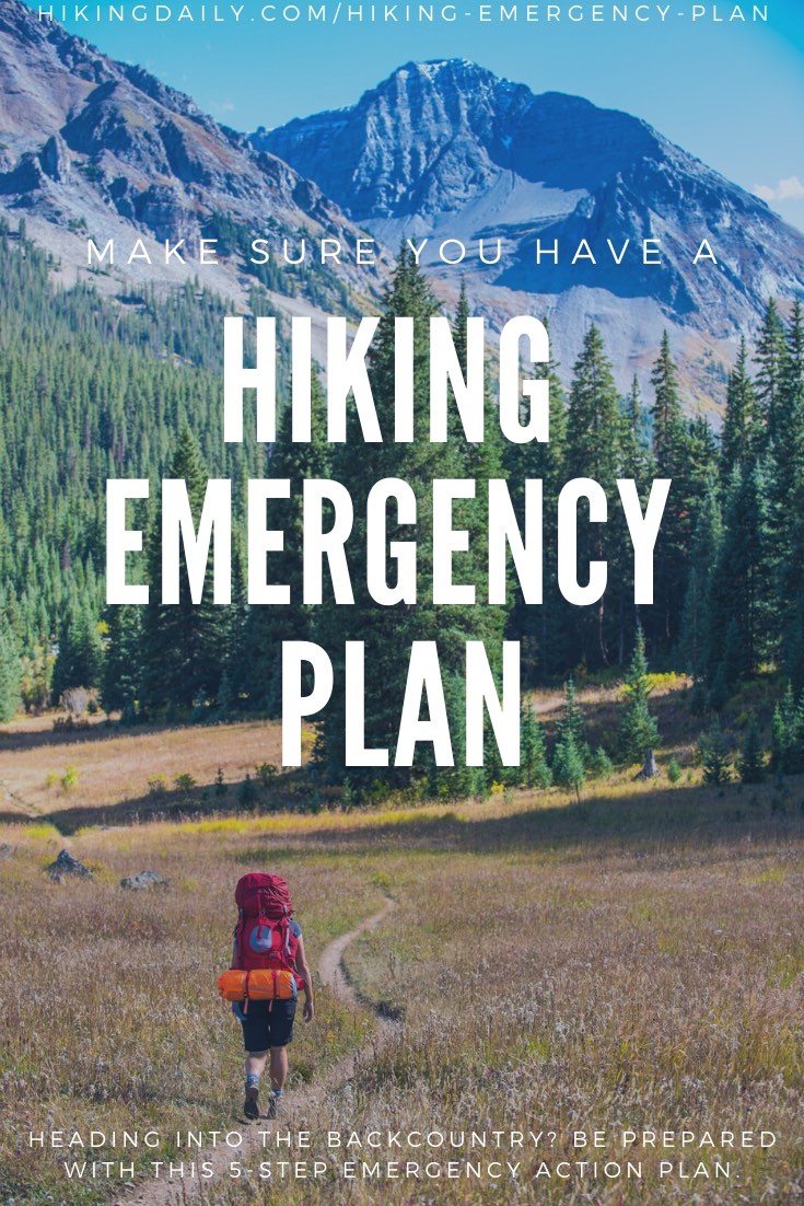5-Step hiking emergency plan