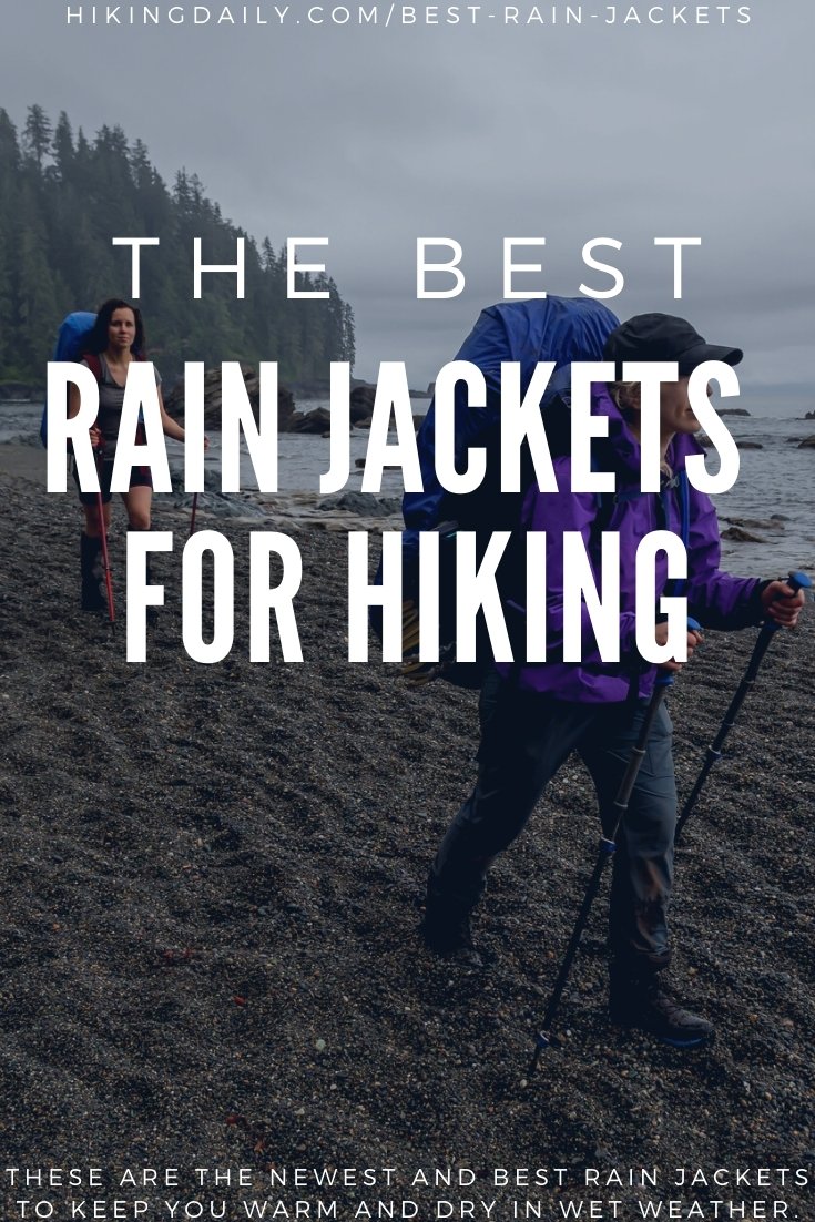 Best rain jackets for hiking or backpacking