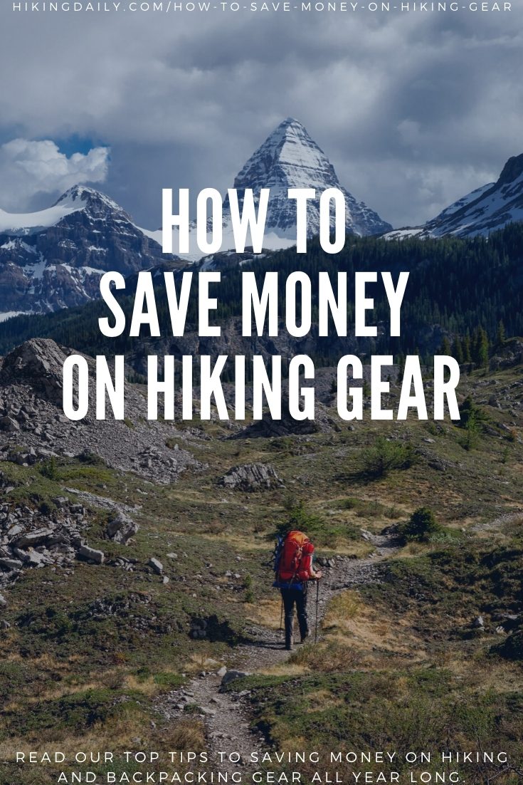 How to save money on hiking gear
