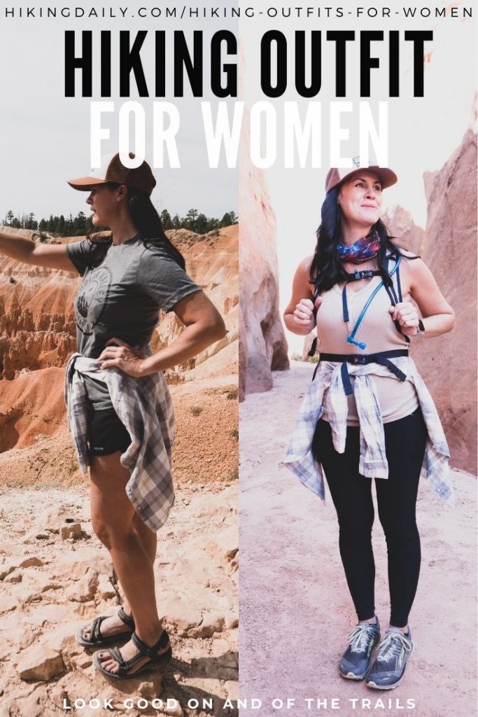Easy hiking outfit for women
