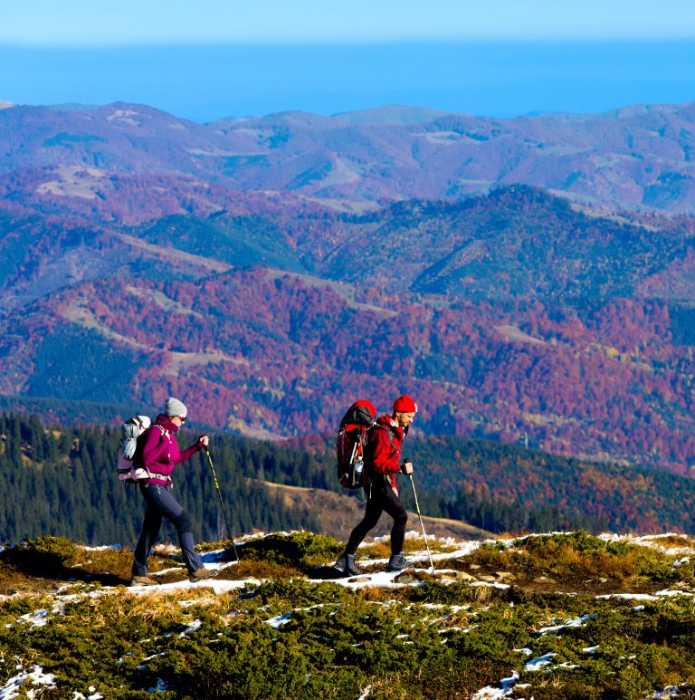 Fall hiking outfit