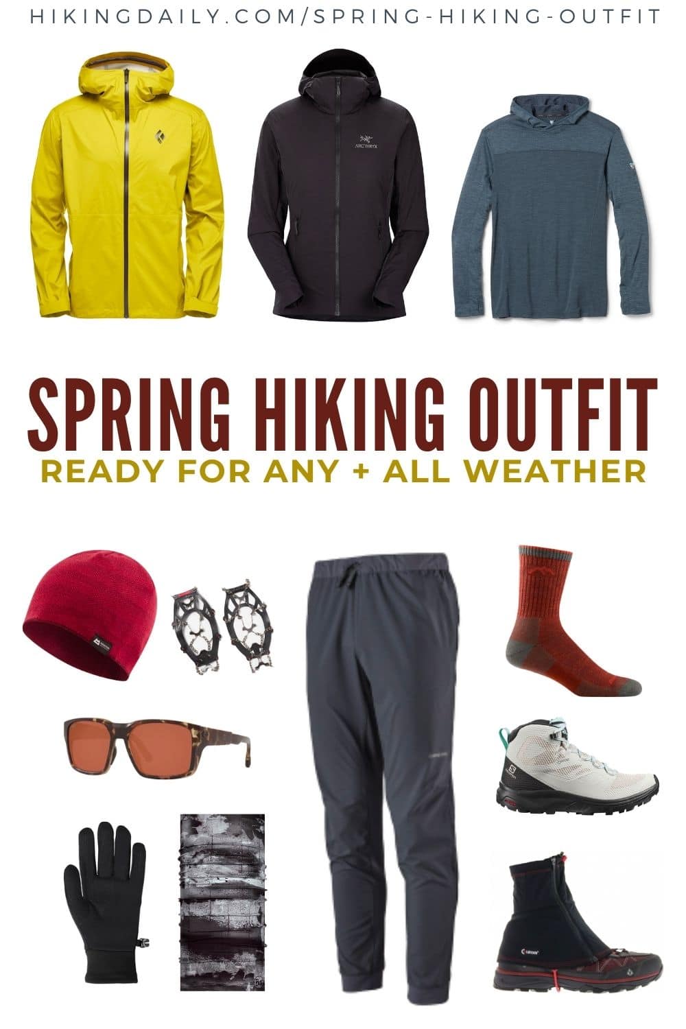 Spring hiking outfit
