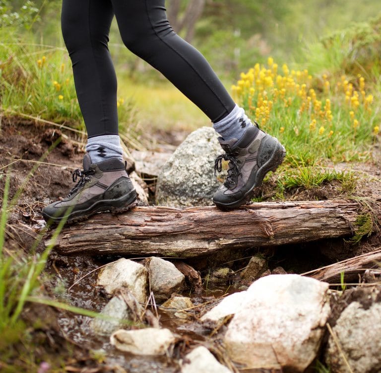 Hiking in spring