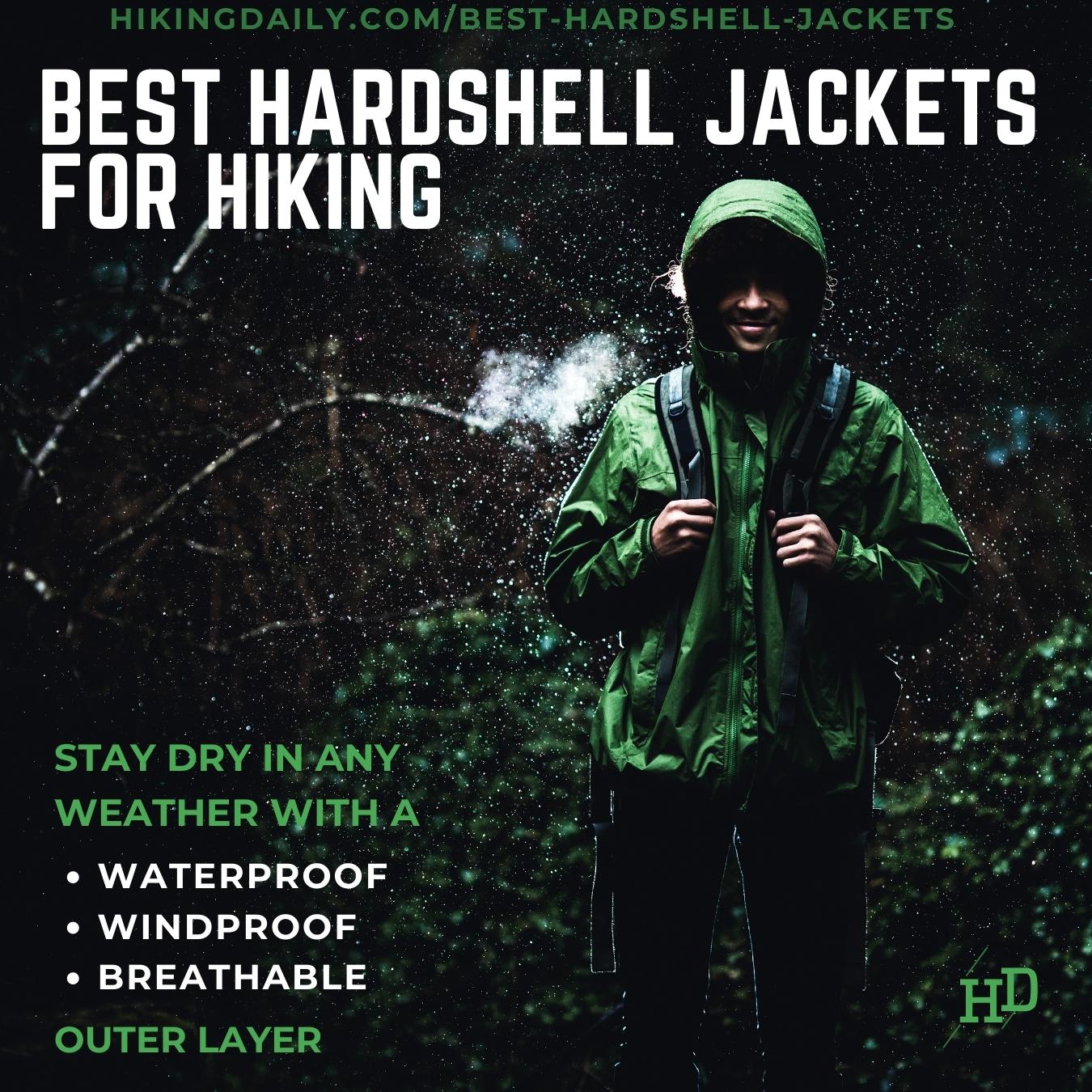 Best hardshell jackets for hiking