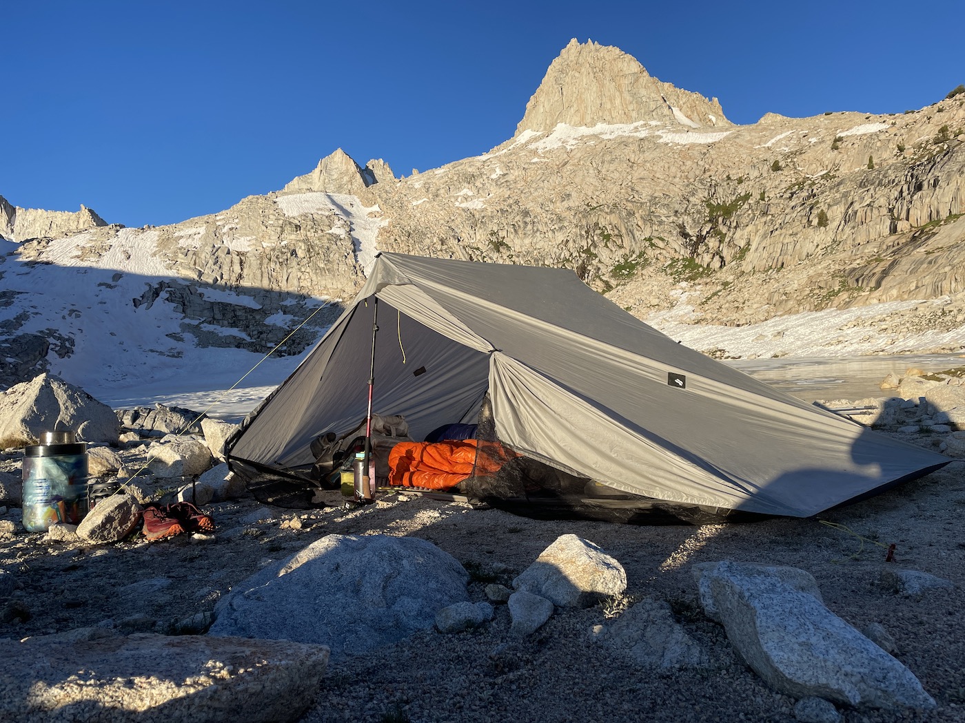 Best lightweight tent for backpacking set up in Yosemite