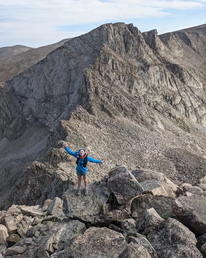 Sawtooth Ridge between Mount Bierstadt and Mount Evans