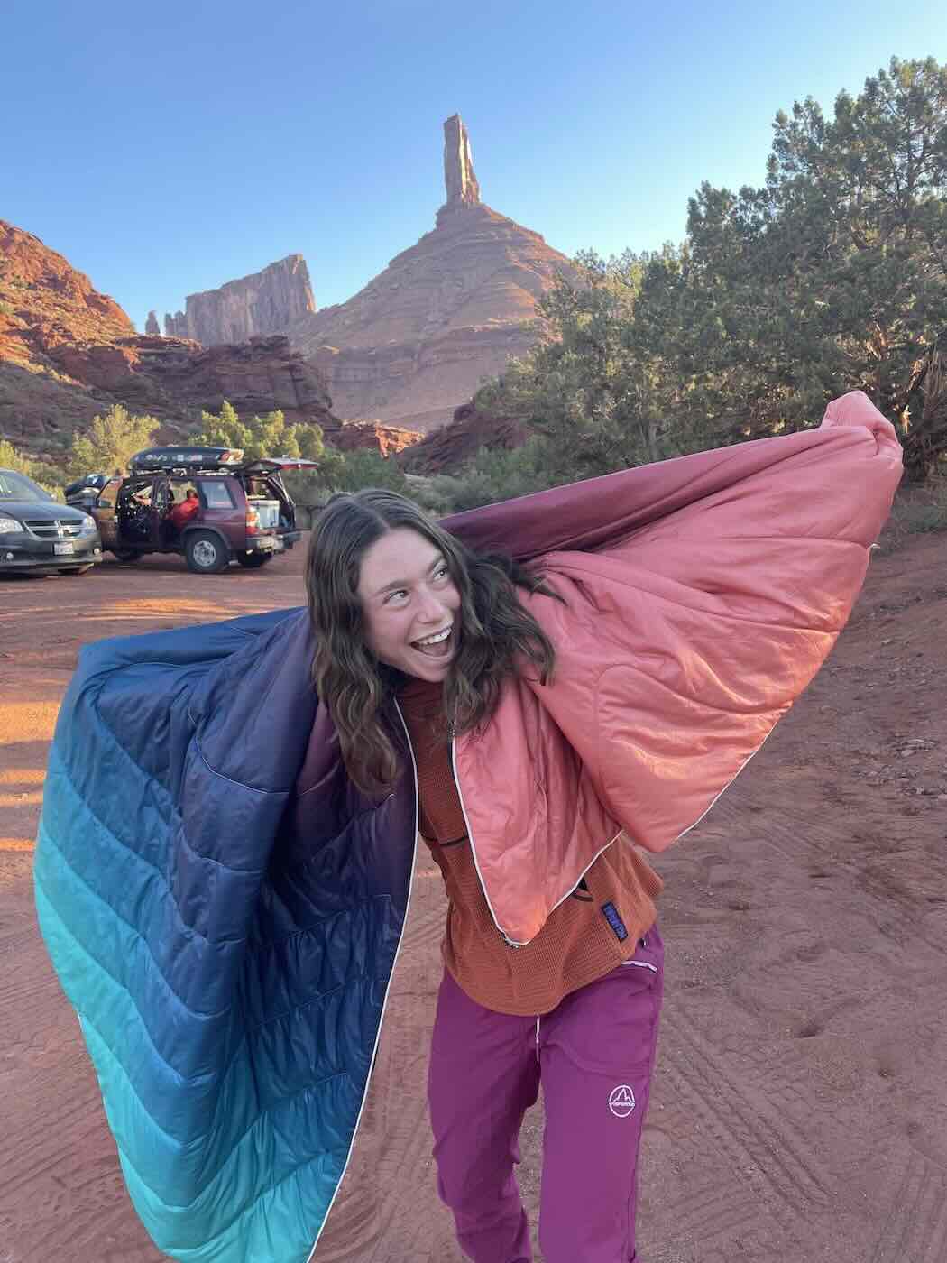 Rumpl original puffy blanket review