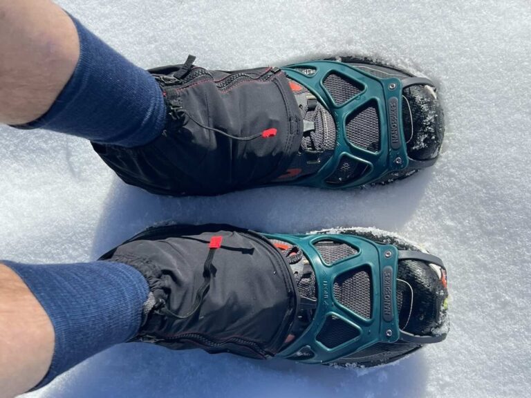Kahtoola nanospikes are best for trail running in snow and ice