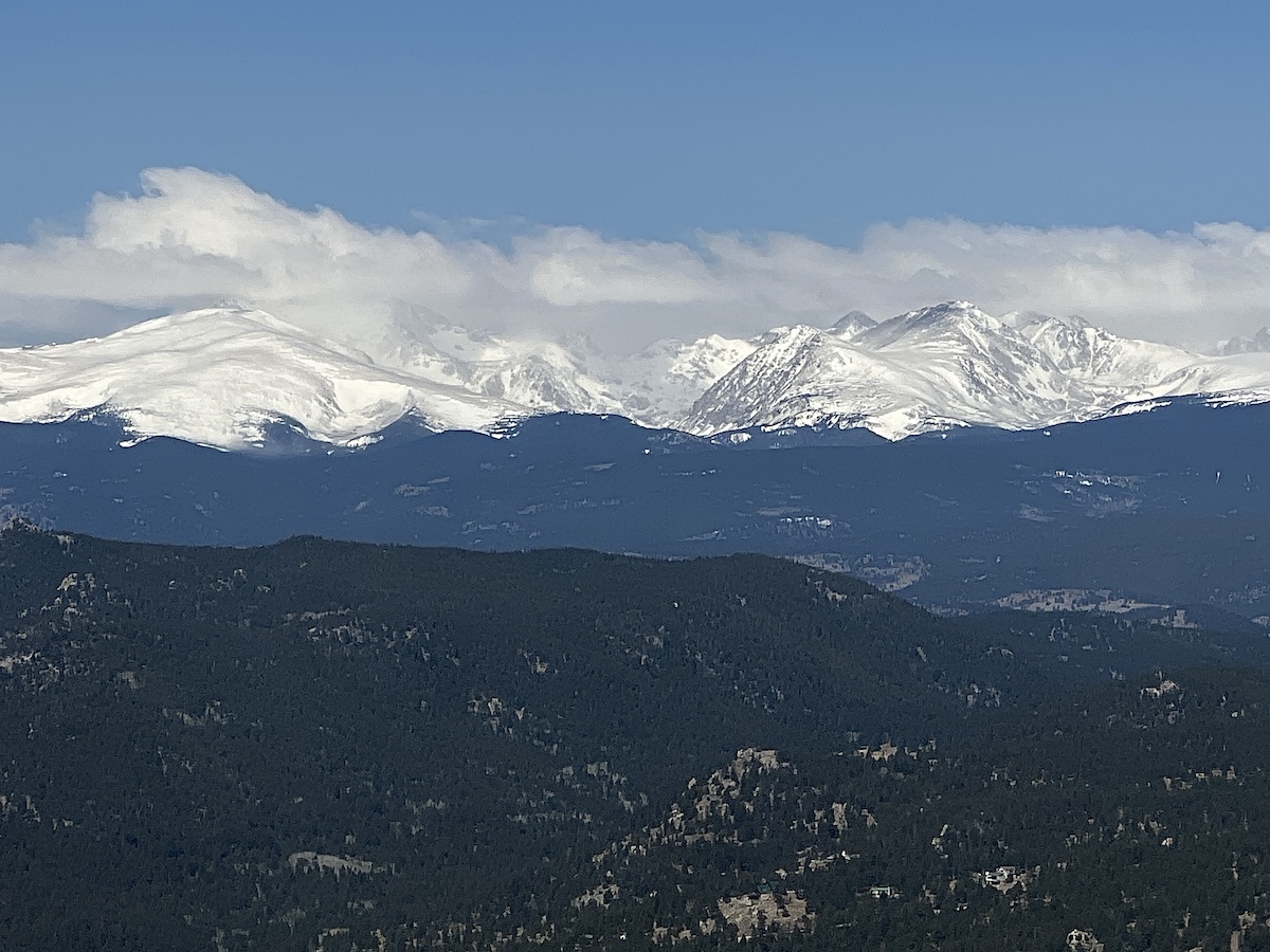 View West of Indian Peaks from Bear Peak, Colorado