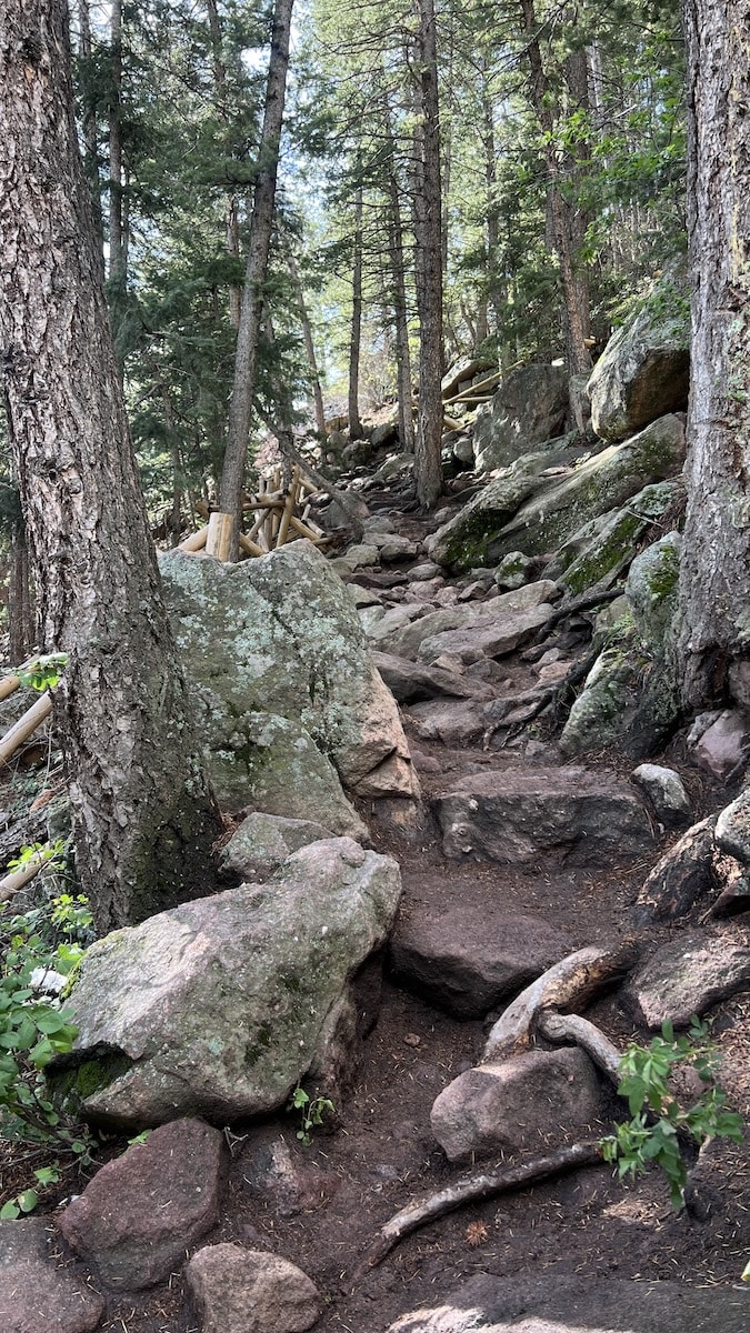 Lower 1st-2nd Flatiron Trail in Boulder Colorado