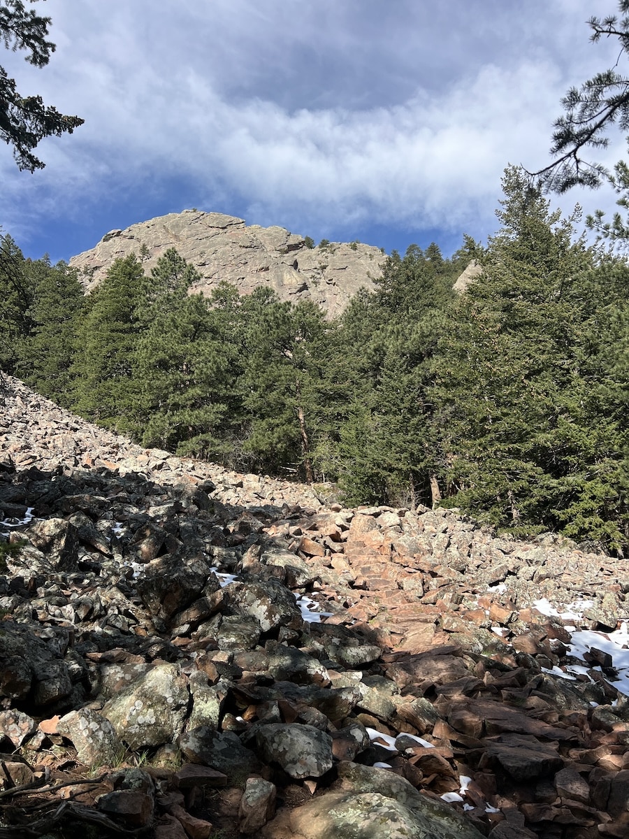 Start of 1st-2nd Flatiron Trail in Boulder Colorado