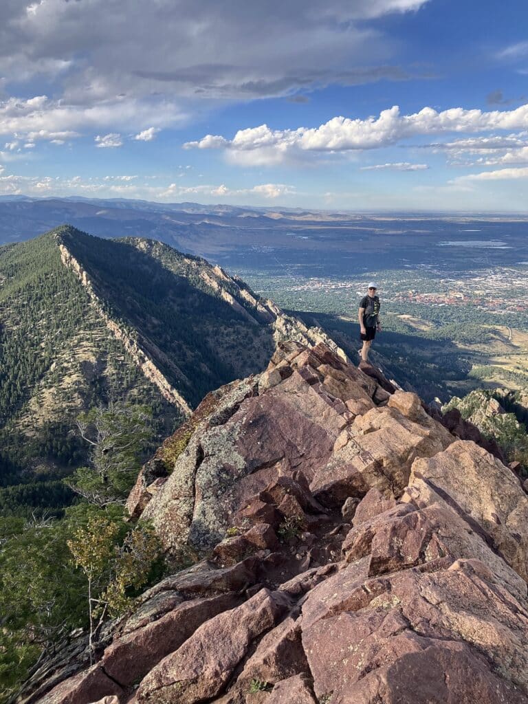 Bear Peak summit hike in boulder colorado