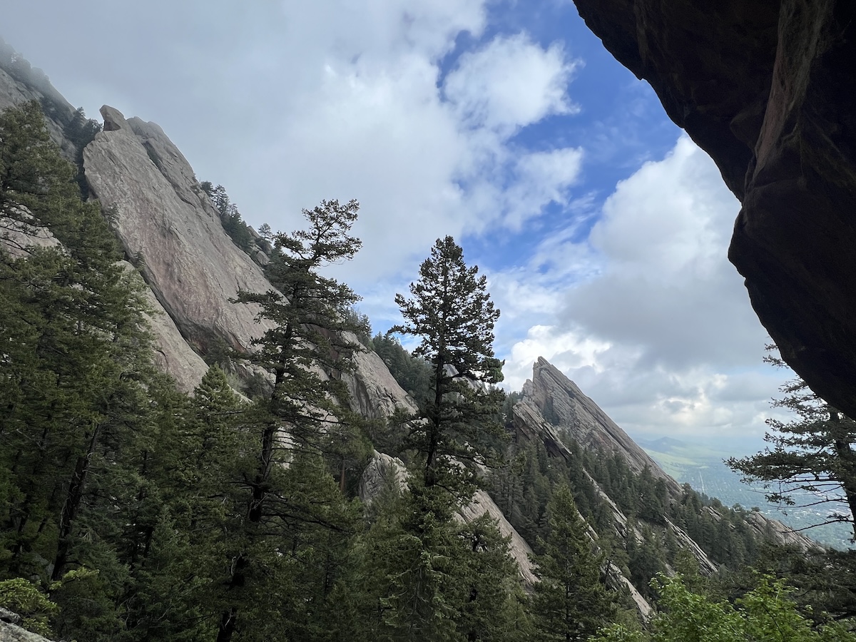 View From The Royal Arch hike in Boulder Colorado