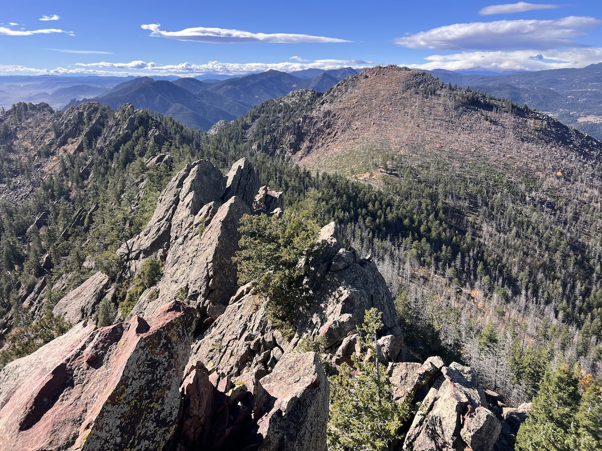 View South from Bear Peak, Boulder CO
