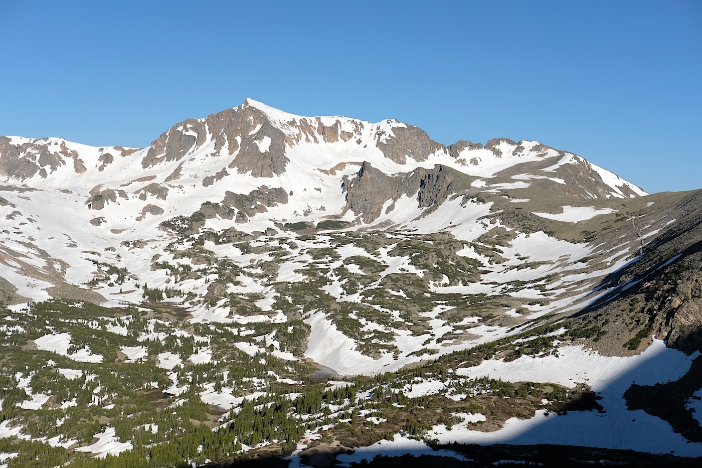 arapaho glacier trail views of arapaho pass and mount neva