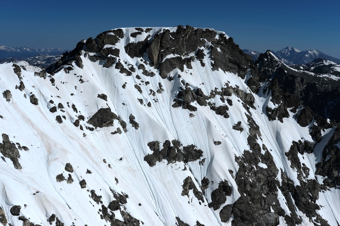 north arapaho peak from south arapaho peak colorado