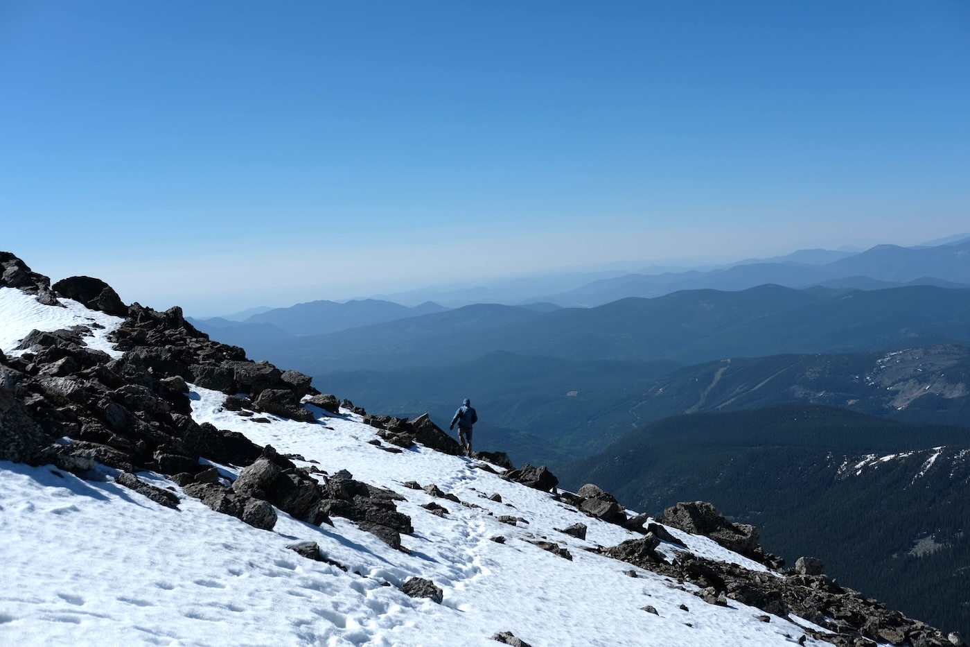 view east from south arapaho peak colorado
